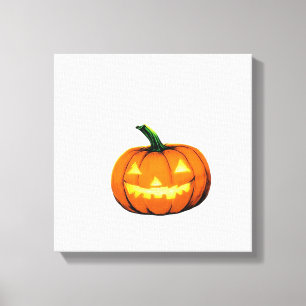Toile Nuit étoilée citrouille Halloween Van Gogh Thanksg