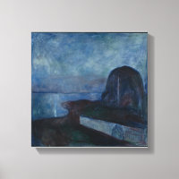 Nuit étoilée par Edvard MUNCH, peintre symboliste