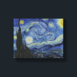 Toile Nuit étoilée par Vincent van Gogh<br><div class="desc">Vincent Willem van Gogh était un peintre post-impressionniste d'origine hollandaise dont l'oeuvre - remarquable par sa beauté rugueuse, son honnêteté émotionnelle et sa couleur audacieuse - a eu une influence considérable sur l'art du XXe siècle. Après des années d'anxiété douloureuse et de fréquents épisodes de maladie mentale, il est mort...</div>