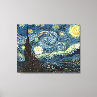 Toile Nuit étoilée par Vincent van Gogh