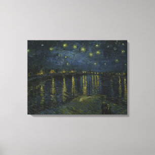 Toile Nuit étoilée sur le Rhône - Van Gogh