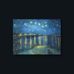 Toile Nuit étoilée sur le Rhône Vincent van Gogh<br><div class="desc">Starry Night Over The Rhone a été peint en 1888 par Vincent Van Gogh (huile sur toile). Le tableau capturait la nuit autour du Rhône. Le défi de la peinture de nuit fascinait van Gogh et en peignant Starry Night Over the Rhône, il a choisi un point de vue qui...</div>