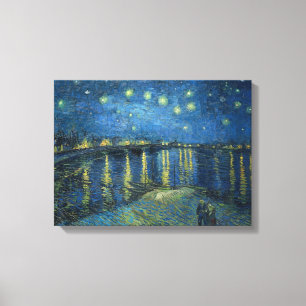 Toile Nuit étoilée sur le Rhône Vincent van Gogh