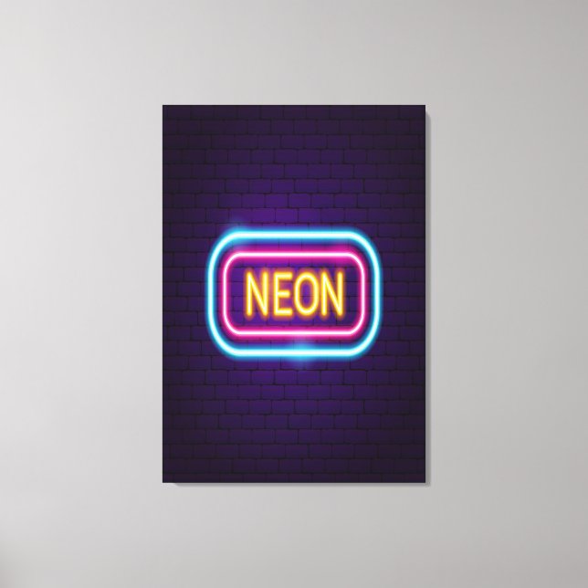 Toile Nuit Neon (Recto)