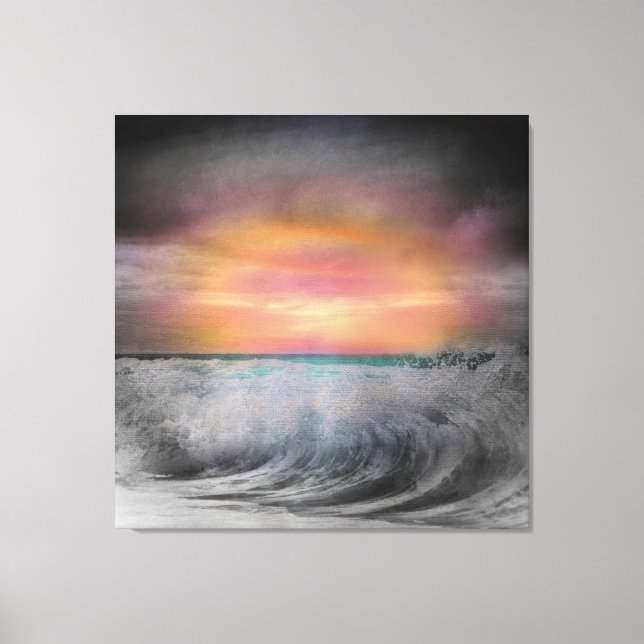 Toile Nuit sur la baie de Bodega, par Don DePaola (Recto)