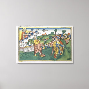 Toile Numéros 1 1-20 se préparant au voyage de Moun