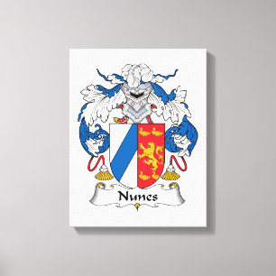 Toile Nunes Family Crest