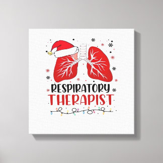 Toile Nurse Respiratory Therapist Christmas, Lung Christ