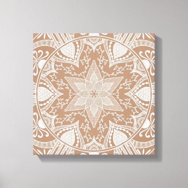 Toile Nutmeg Mandala (Recto)
