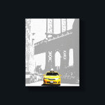 Toile Nyc Brooklyn Bridge New York City Taxi jaune<br><div class="desc">Nyc Brooklyn Bridge New York City Yellow Taxi Pop Art Canvas Imprimer.</div>