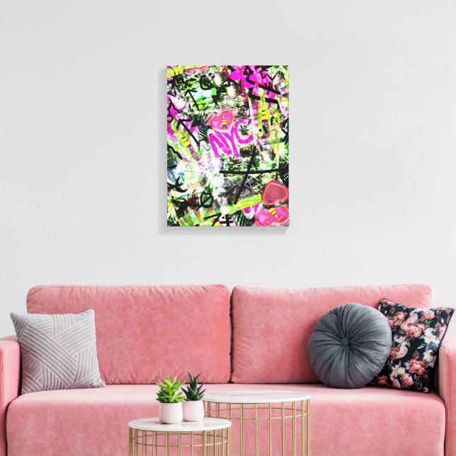 Toile NYC Graffiti Tee New York City photo (Insitu(Salon))