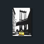 Toile Nyc New York City Taxi jaune Brooklyn Bridge<br><div class="desc">Nyc New York City Yellow Taxi Brooklyn Bridge Pop Art Canvas Art Imprimer.</div>
