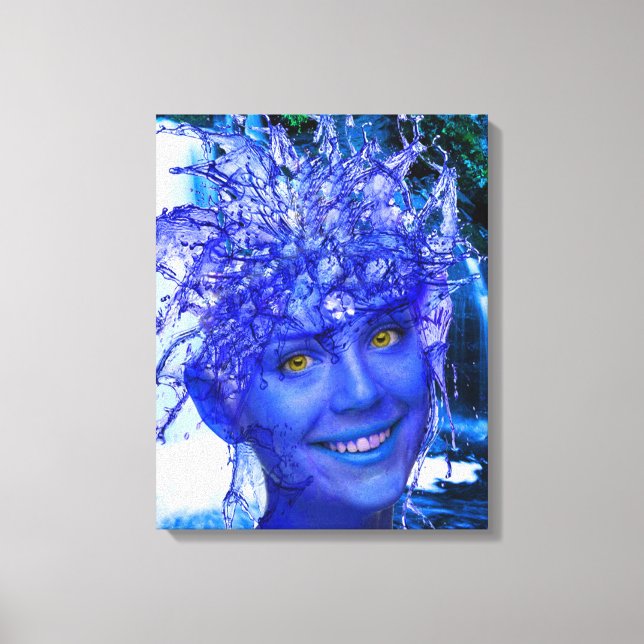 Toile Nymphe de l'eau (Recto)