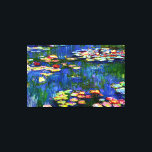 Toile Nymphéas de peinture à l'huile de Claude Monet<br><div class="desc">Water Lilies (Nymphéas en français) est une série d'environ 250 peintures à l'huile réalisées par l'impressionniste Claude Monet. Beaucoup des oeuvres ont été peintes tandis que Monet souffrait de cataractes. Les peintures représentent le jardin fleuri de Monet chez lui à Giverny, et ont été l'objet principal de sa production artistique...</div>