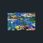 Toile Nymphéas de peinture à l'huile de Claude Monet<br><div class="desc">Water Lilies (Nymphéas en français) est une série d'environ 250 peintures à l'huile réalisées par l'impressionniste Claude Monet. Beaucoup des oeuvres ont été peintes tandis que Monet souffrait de cataractes. Les peintures représentent le jardin fleuri de Monet chez lui à Giverny, et ont été l'objet principal de sa production artistique...</div>