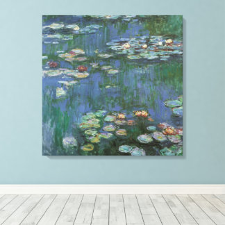 Toile Nymphéas par Claude Monet, Fleurs Vintage