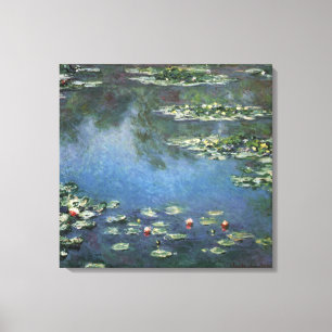 Toile Nymphéas par Claude Monet, Fleurs Vintage