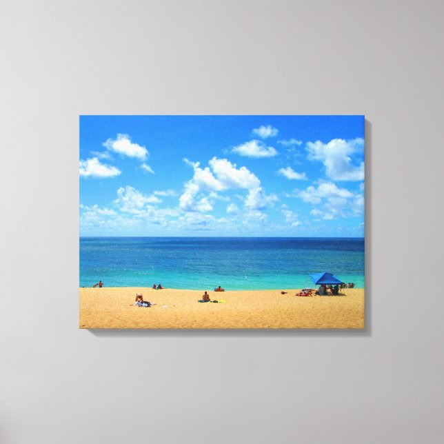TOILE OAHU HAWAII #7 CANVAS (Recto)