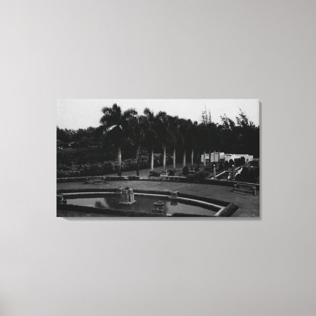 Toile Oahu, Hawaii - L.D.S. Hawaiin Temple à Laie (Recto)