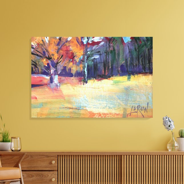 Toile "Oak and Friends" de Larry Lerew 200307 (Insitu(Salon))