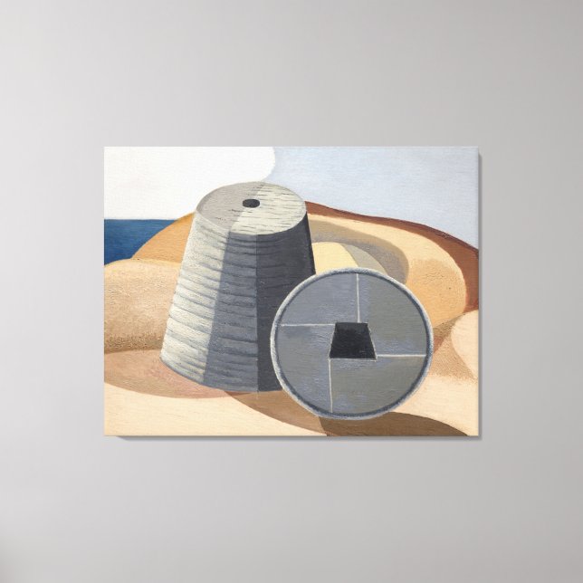 Toile Objets minéraux (1935) (Recto)