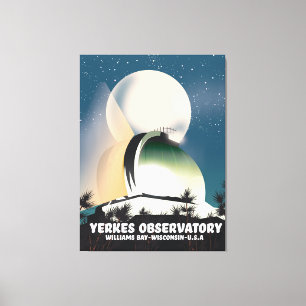 Toile Observatoire Yerkes Williams Bay, Wisconsin, États