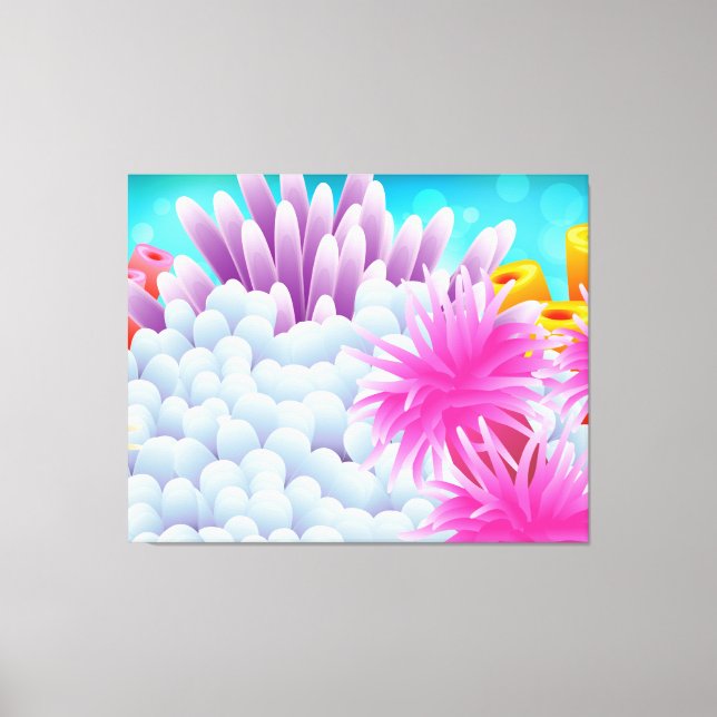 Toile Océan de corail (Recto)