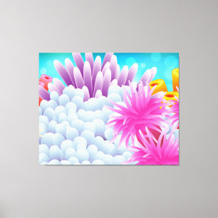Toile Océan de corail