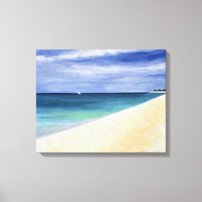 Toile Océan Indien II 1995 (Recto)