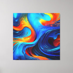 Toile Ocean Lava "Astralsurge"