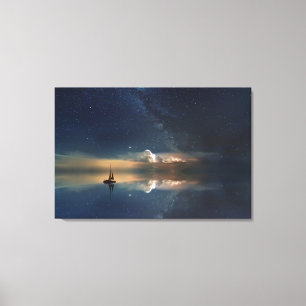 Toile Ocean Starry Sky