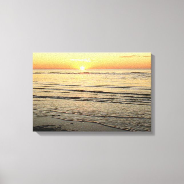Toile Ocean Sunset Cape Cod Photographie Mur Art (Recto)