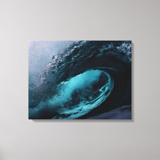 Toile Ocean waves stretched canvas print (Recto)