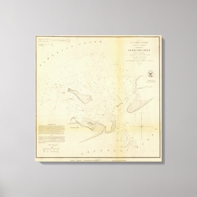 Toile Ocracoke Inlet, NC (Recto)