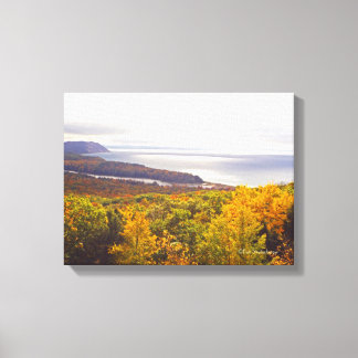 TOILE OCTOBRE AU PARC NATIONAL DE SLEEPING BEAR DUNES