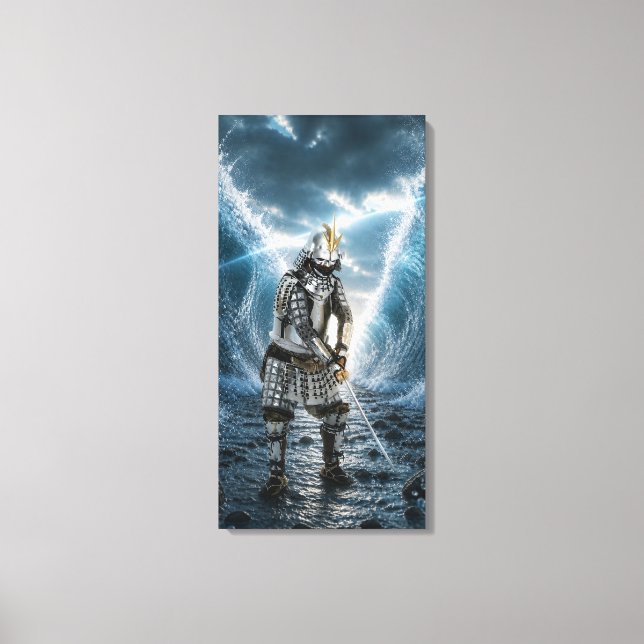 Toile Oda Nobunaga Armure de Samouraï Eau 16x32 (Recto)