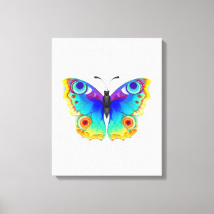 Toile Oeil de paon arc-en-ciel