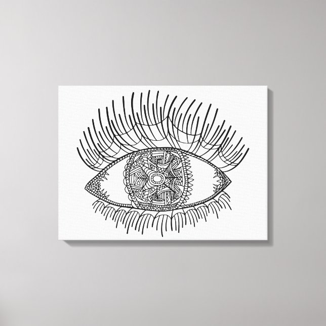 Toile Oeil inspiré 6 (Recto)