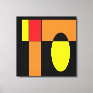 Toile Oeuf Invader II - Ken Gage Art Abstrait