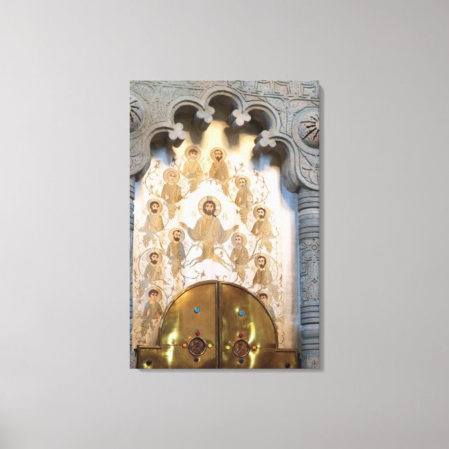 Toile Œuvre d'art chrétienne de saint (Recto)