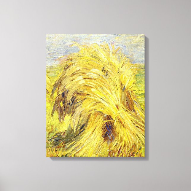 Toile Œuvre d'art de Franz Marc, Gerbe de grains, (Recto)
