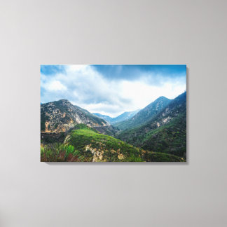Toile Œuvre d'art murale de canyon montagneux | Impressi