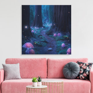 Toile Œuvre d'art murale Divine Path – Paysage de voyage