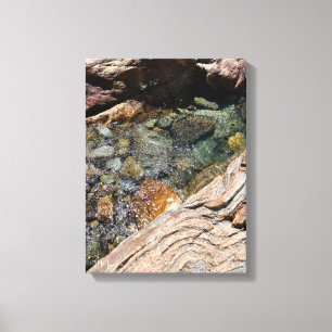 Toile Œuvre d'art murale Emerald Pools