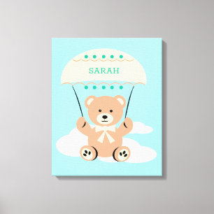 Toile Œuvre d'art personnalisée pour la nurserie