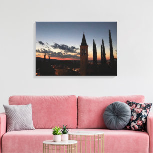 Toile Œuvre d'art sur Canva - Il Duomo di Spoleto au cré