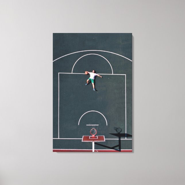 Toile Oeuvre de basket-ball (Recto)