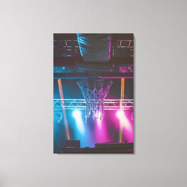 Toile Oeuvre de basket-ball cool (Recto)
