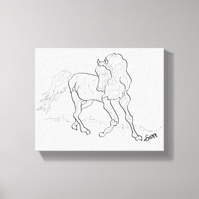 Toile OEuvre murale : arabe (Recto)