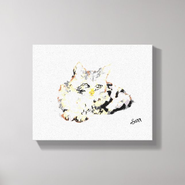 Toile OEuvre murale : Juste être mignonne (Recto)